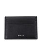 Porte-cartes Bally en cuir noir