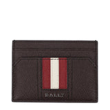 Porte-cartes Bally en cuir marron