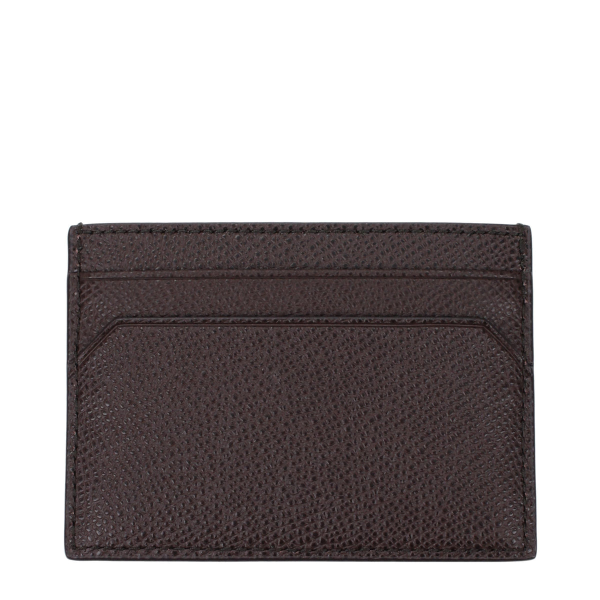 Porte-cartes Bally en cuir marron