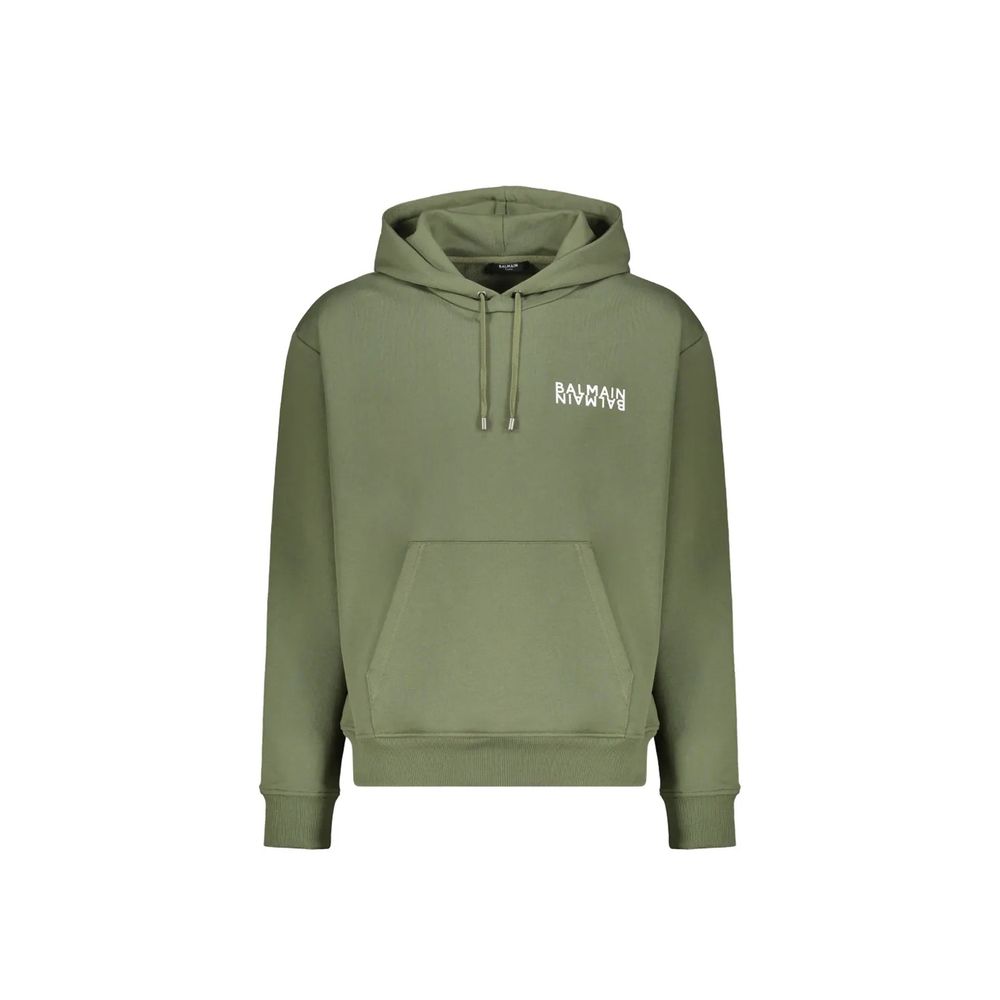 Balmain tweekleurige katoenen hoodie