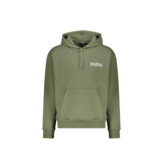 Balmain tweekleurige katoenen hoodie