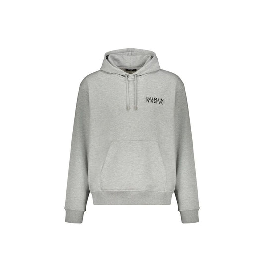 Balmain Grijze Katoenen Hoodie