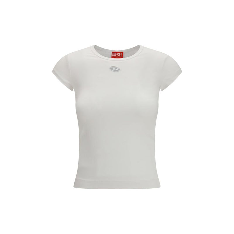 Diesel T-Angie-Od White Cotton T-Shirt for Women