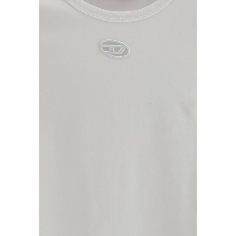 Diesel T-Angie-Od White Cotton T-Shirt for Women