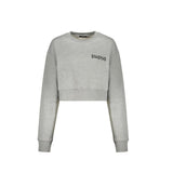 Balmain Gray Cotton Sweatshirt for Women