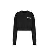 Balmain Black Cotton Sweatshirt for Women