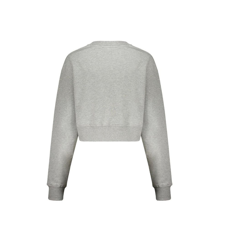Balmain Gray Cotton Sweatshirt for Women