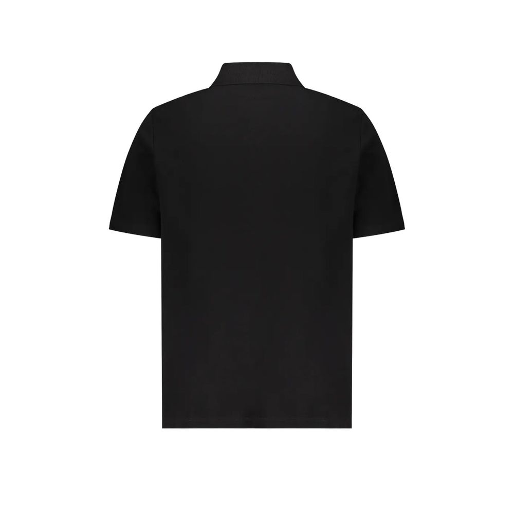 Polo en coton noir Balmain