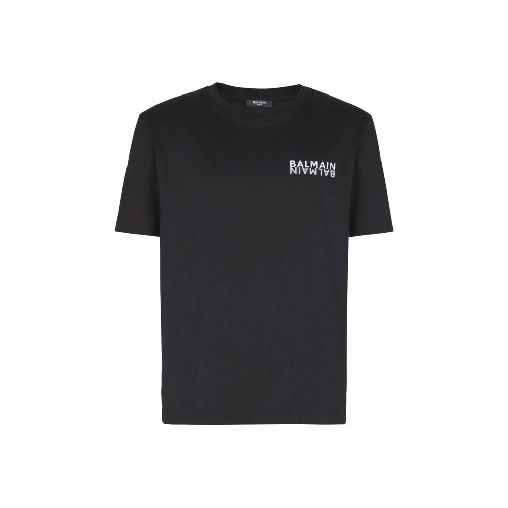 T-shirt Balmain en coton noir
