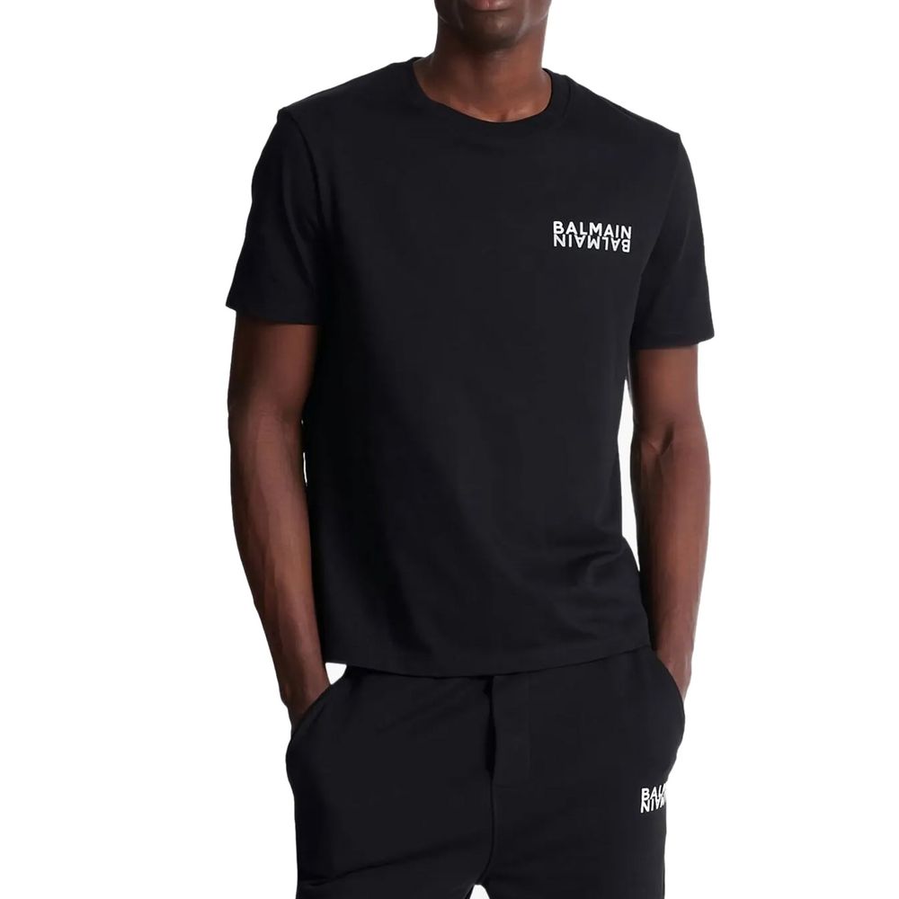 T-shirt Balmain en coton noir