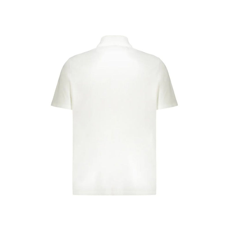 Balmain White Cotton Polo Shirt
