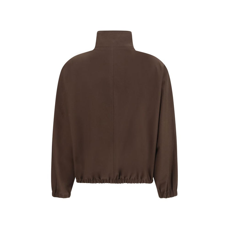 Courrèges Brown Polyester Bomber Jacket for Women