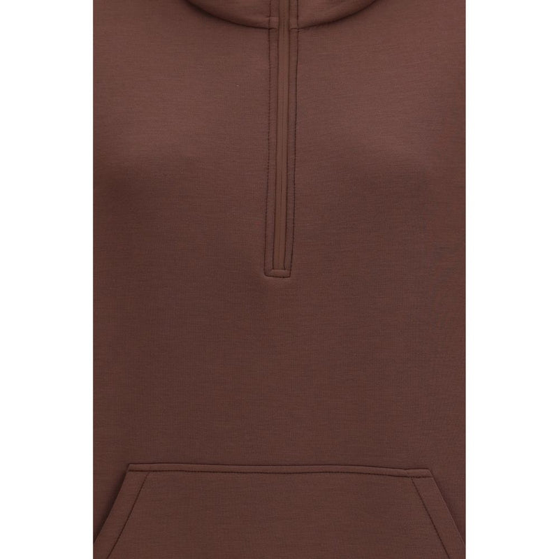 Max Mara Brown Modal Sweatshirt - Radura Hooded Style