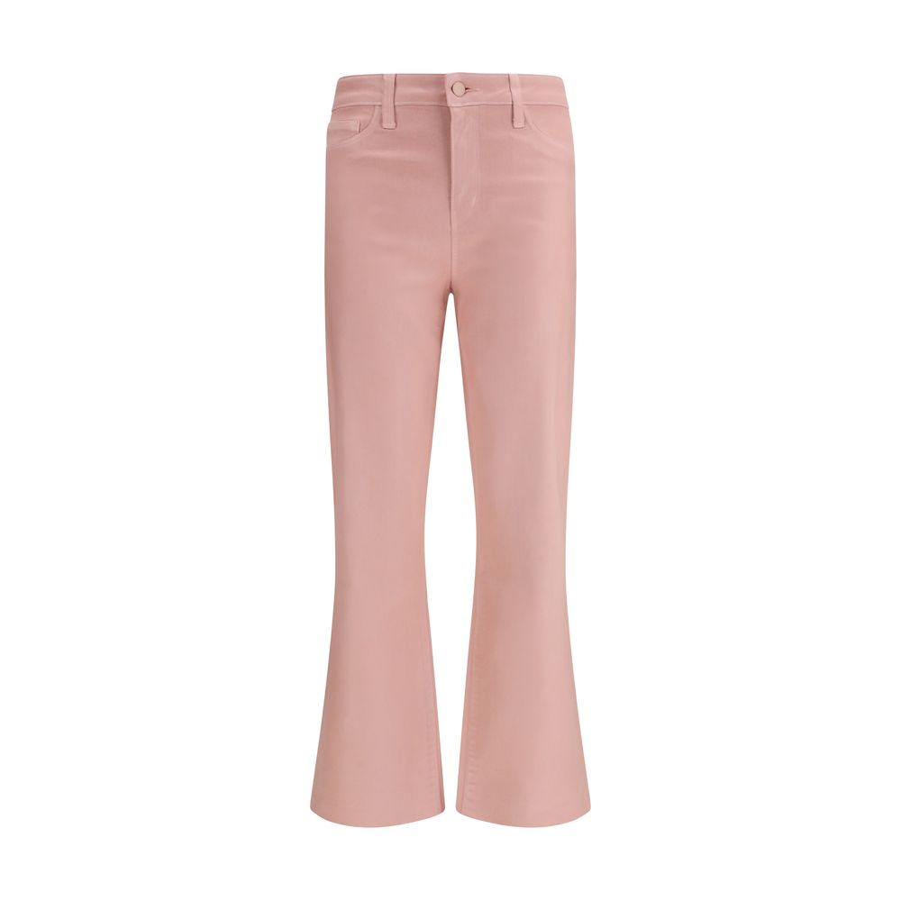 L'Agence Kendra Multicolor Cotton Flared Pants
