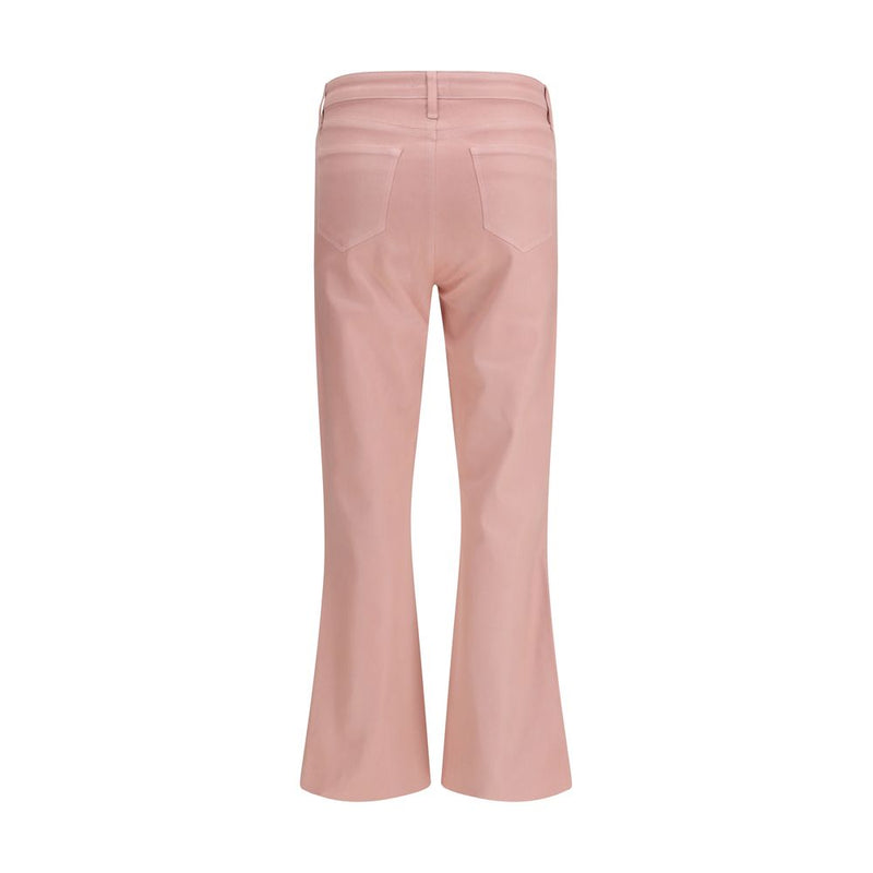 L'Agence Kendra Multicolor Cotton Flared Pants