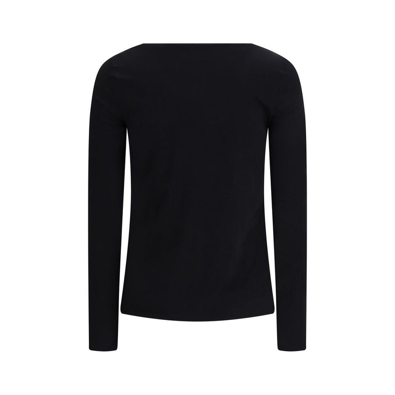 Wolford Black Modal Top - Pure Long Sleeve Essential