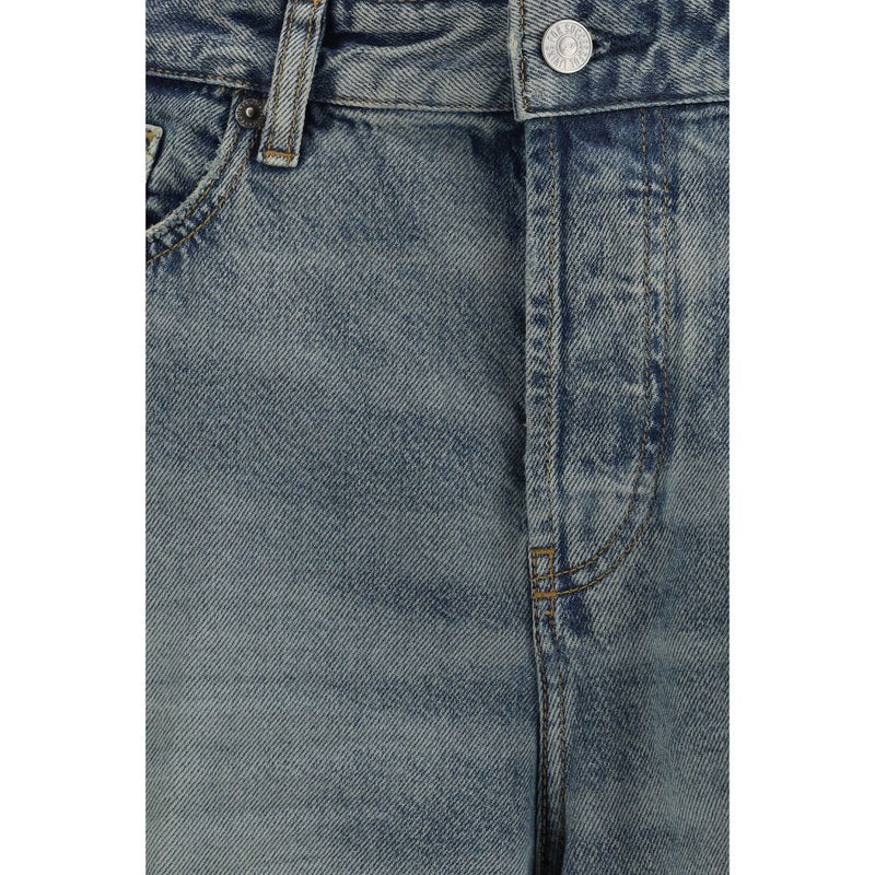 Diesel 1996 D-Sire Blue Cotton Relaxed Fit Jeans