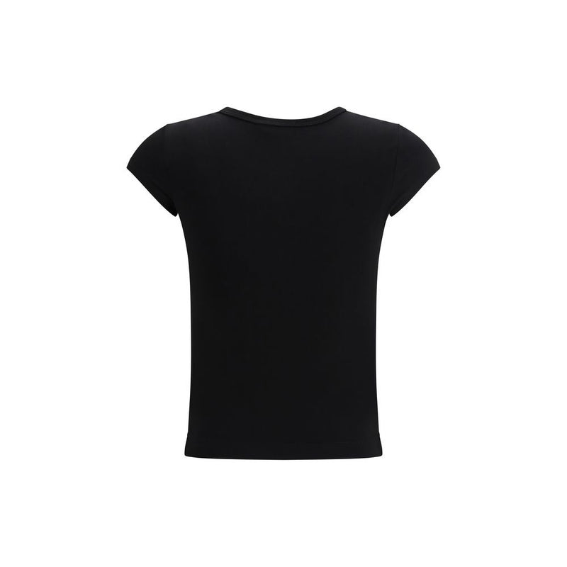 Diesel T-Angie-Od Black Cotton Sportswear T-Shirt for Women