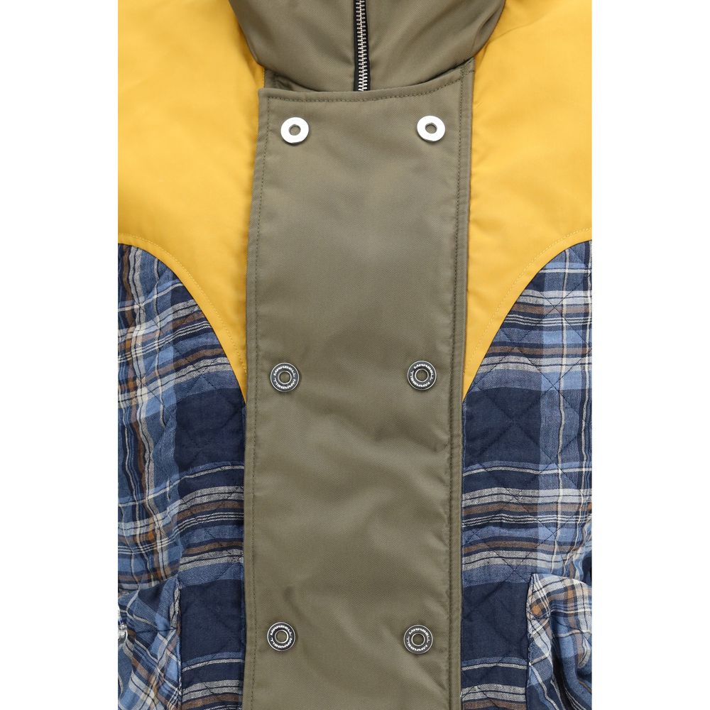MARBELL Kate Blue Quilted Padded Jacket for Women