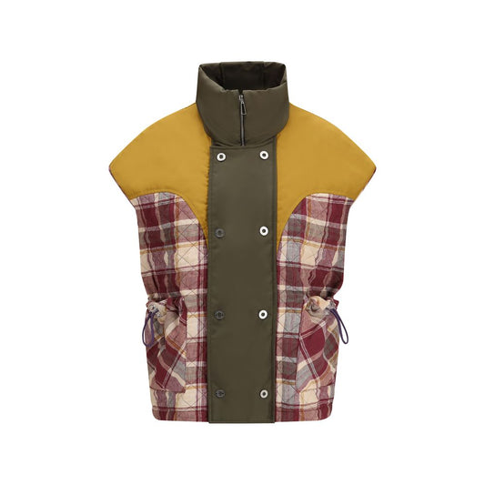 MARBELL Red Polyamide Sleeveless Jacket - KATE VEST
