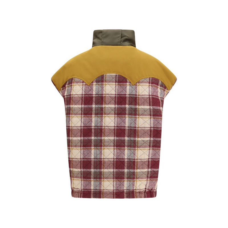 MARBELL Red Polyamide Sleeveless Jacket - KATE VEST