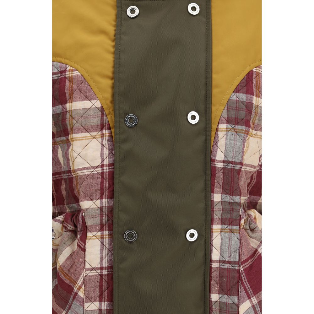MARBELL Red Polyamide Sleeveless Jacket for Women