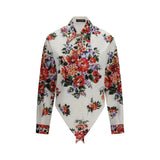 Dolce & Gabbana Multicolor Cotton Pattern Shirt for Women