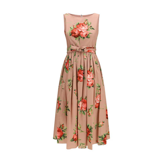 Dolce & Gabbana Multicolor Cotton Casual Dress - SS26