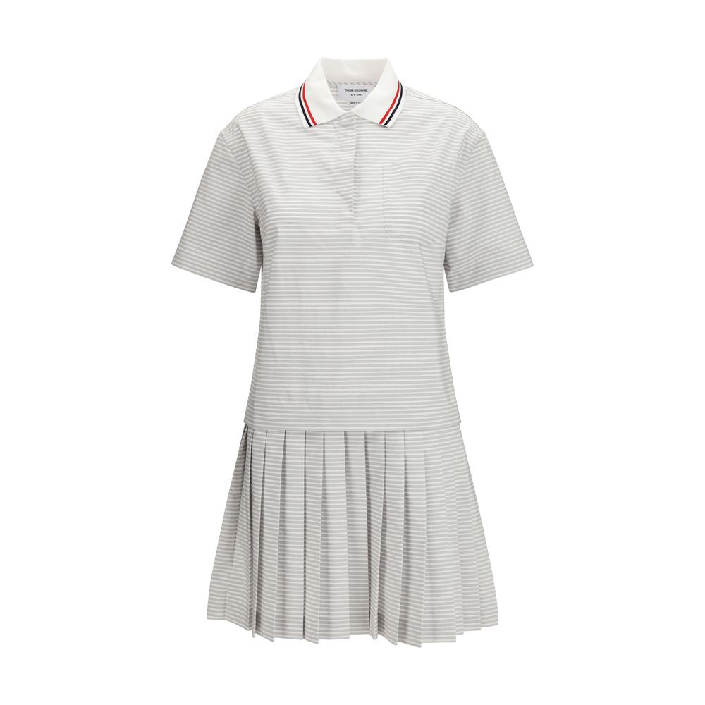 Thom Browne Gray Cotton Casual Dress for Women