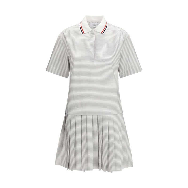 Thom Browne Gray Cotton Casual Dress for Women