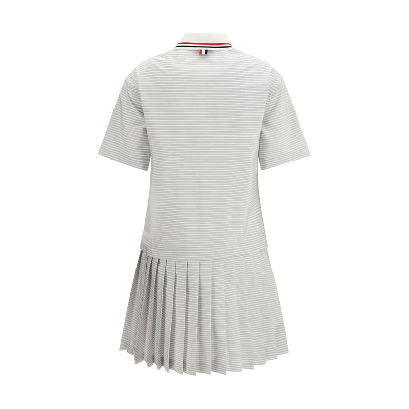 Thom Browne Gray Cotton Casual Dress for Women