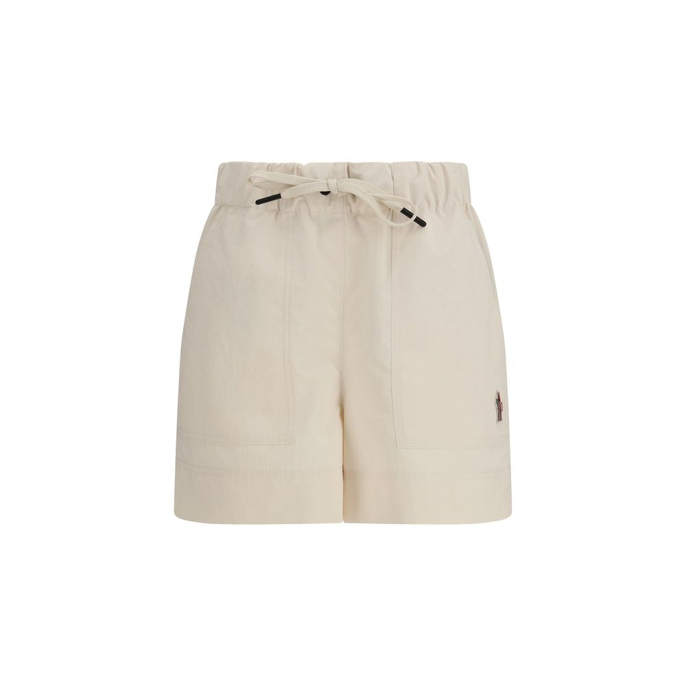 Moncler Grenoble Beige Polyester Bermuda Shorts for Women