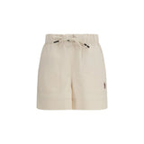 Moncler Grenoble Beige Polyester Bermuda Shorts for Women