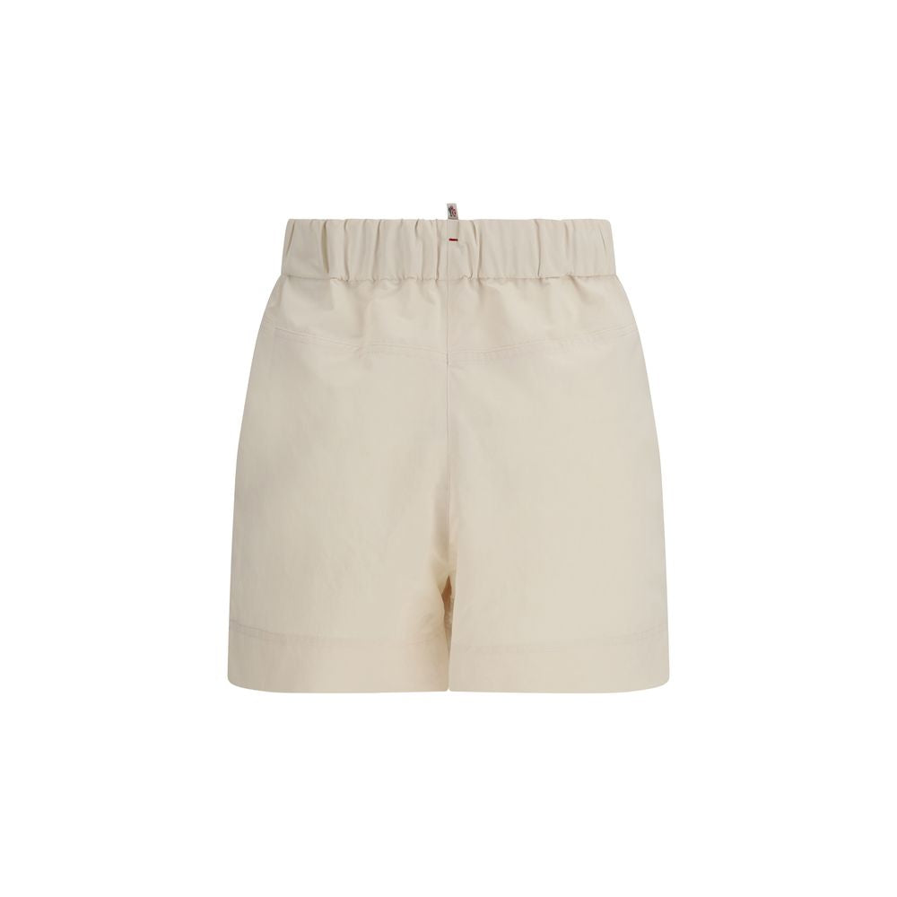 Moncler Grenoble Beige Polyester Bermuda Shorts for Women