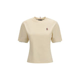 Moncler Grenoble Beige Cotton T-Shirt for Women