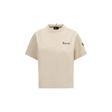 Moncler Grenoble Beige Cotton Sportswear T-Shirt for Women