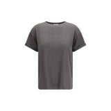 Brunello Cucinelli Gray Nylon T-Shirt for Women