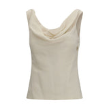 Brunello Cucinelli Beige Viscose Top for Women