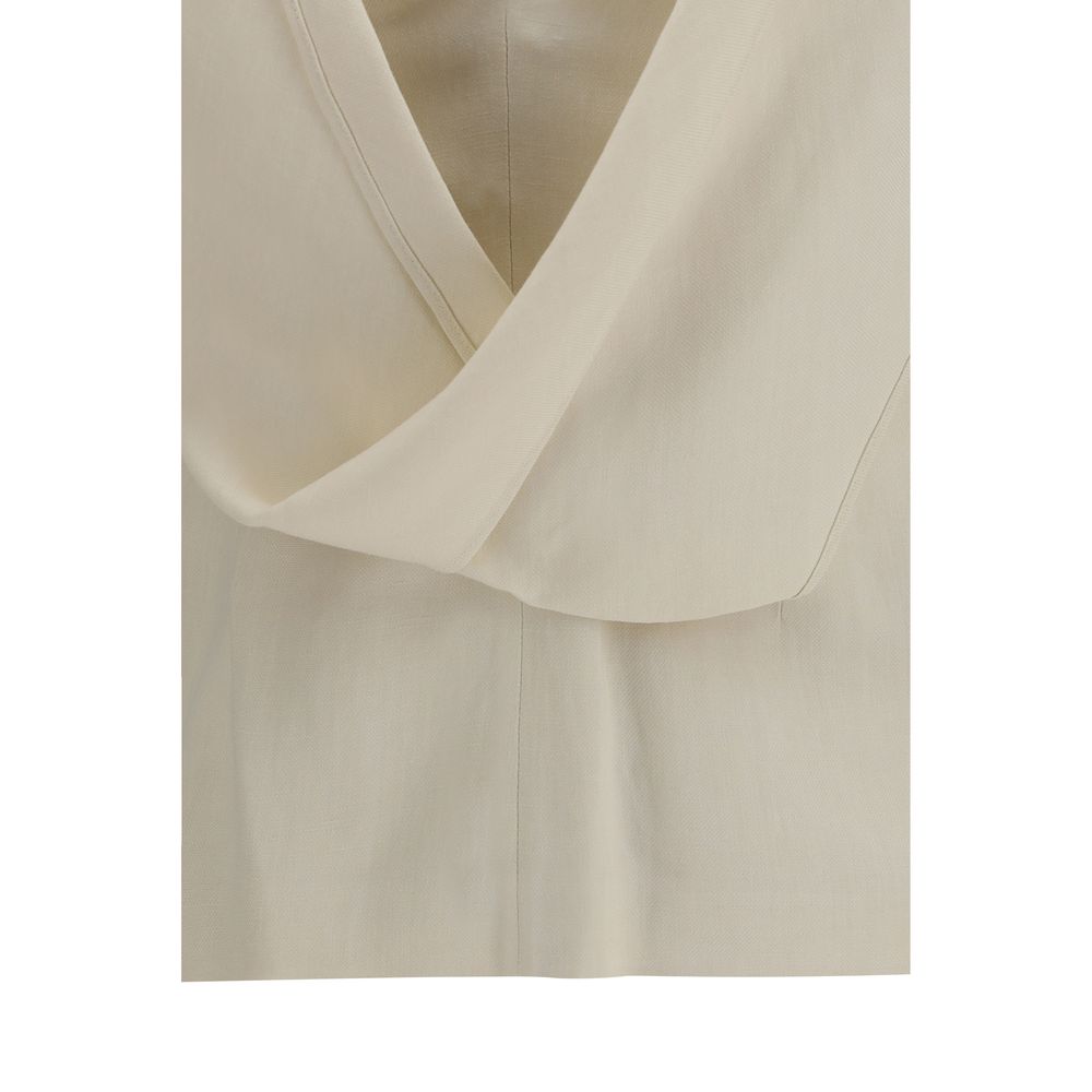Brunello Cucinelli Beige Viscose Top for Women