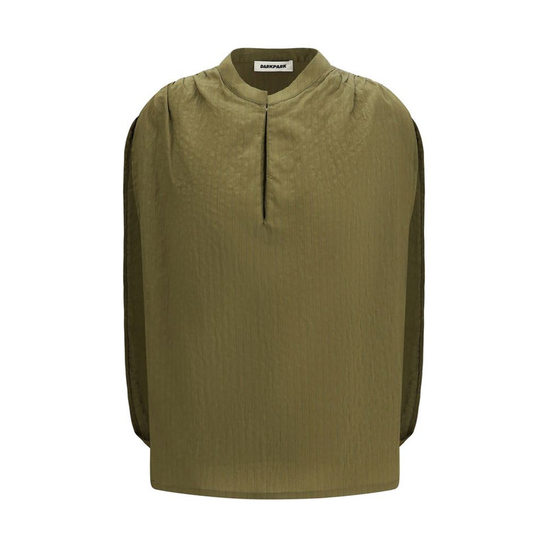 Darkpark Bicolor Modal Blouse - Elegant and Structured Design