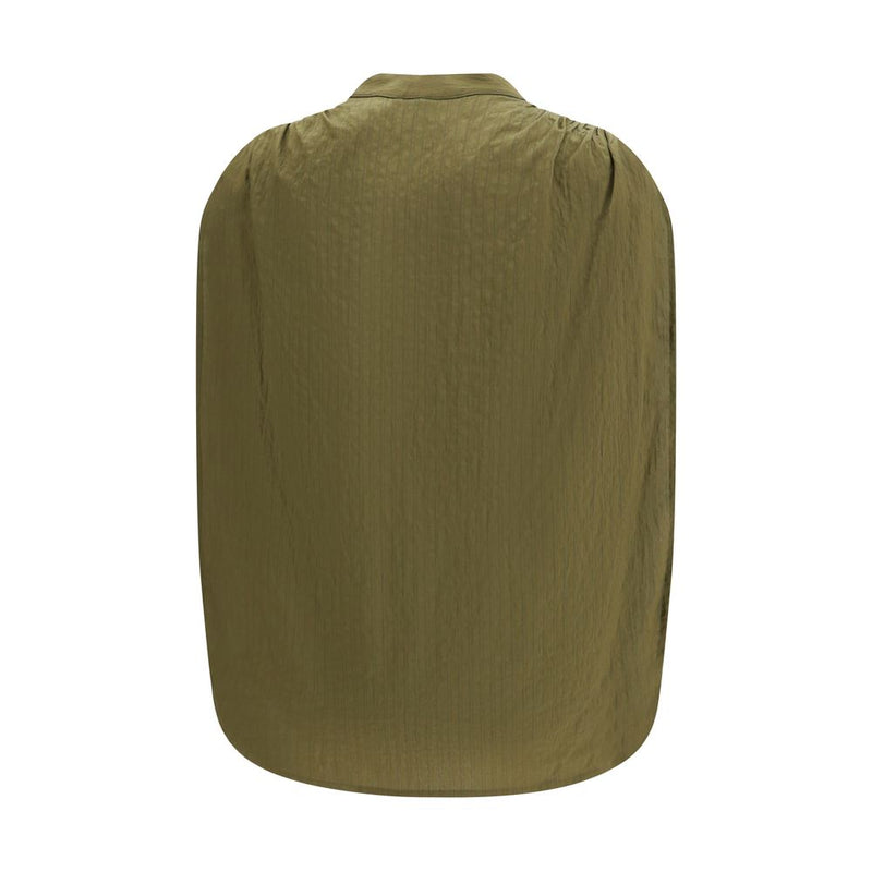 Darkpark Bicolor Modal Blouse - Elegant and Structured Design
