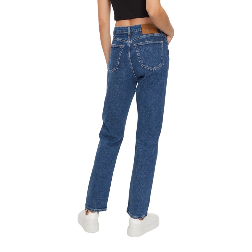 Calvin Klein Jeans Blue Cotton Skinny Jeans for Women