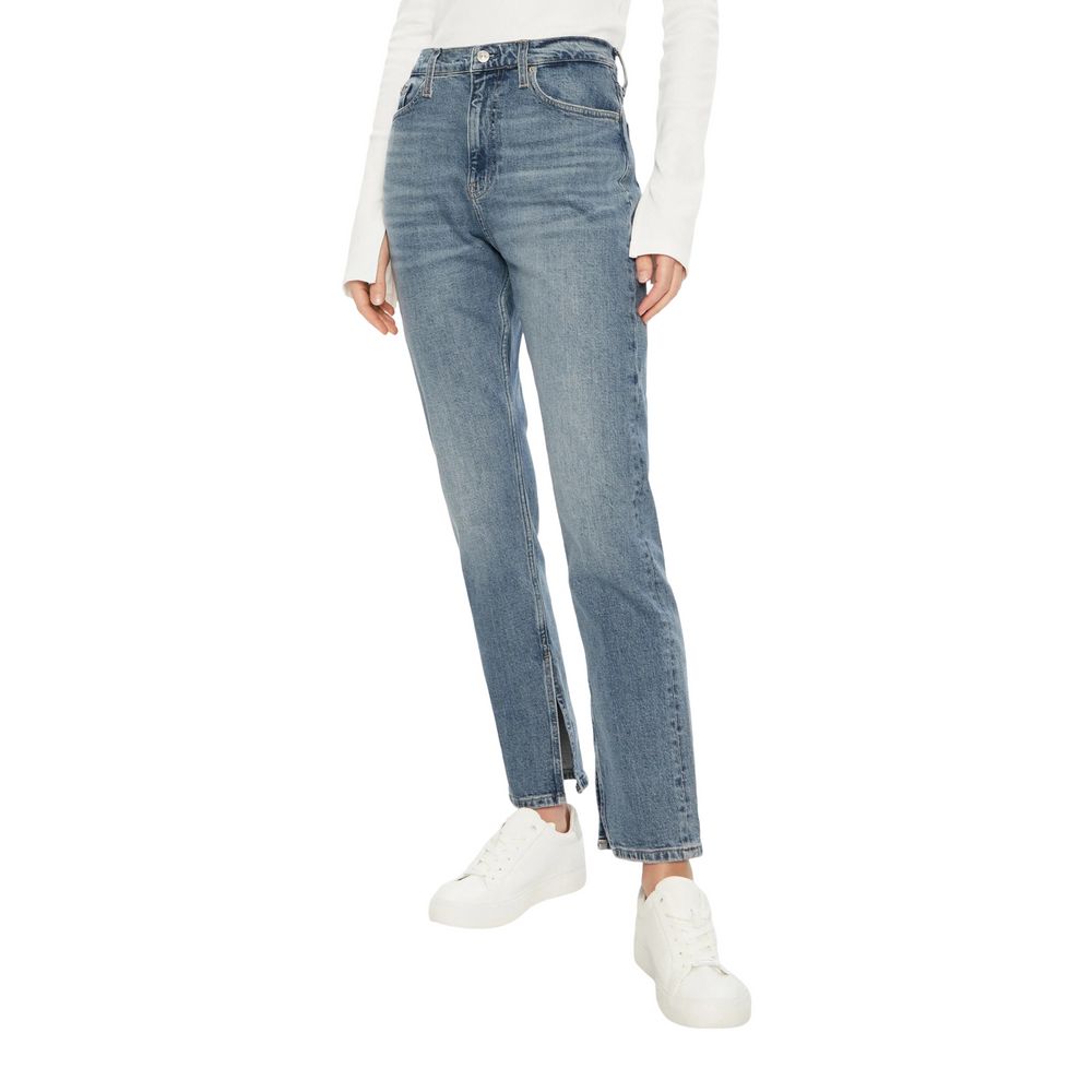 Calvin Klein Jeans Blue Cotton Skinny Jeans for Women