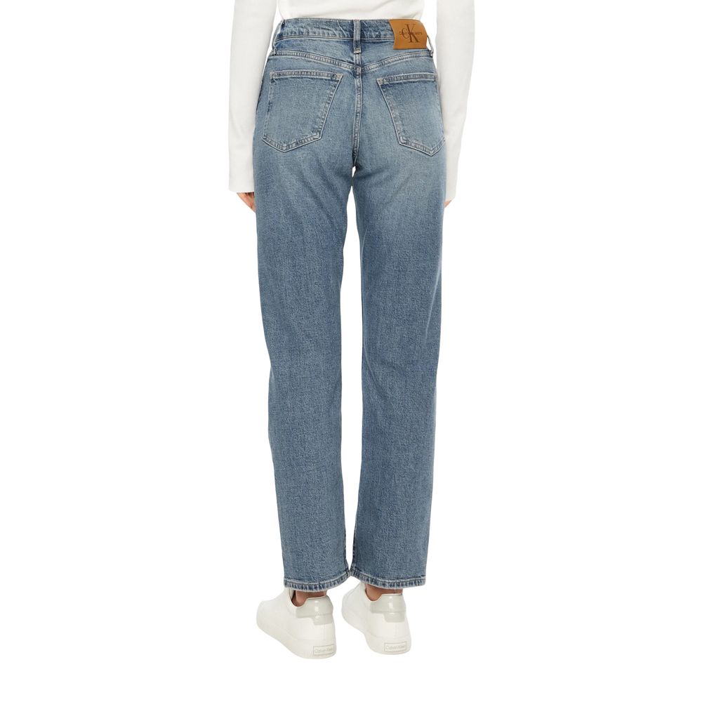 Calvin Klein Jeans Blue Cotton Skinny Jeans for Women