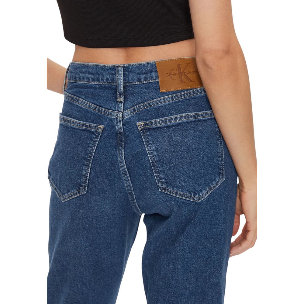 Calvin Klein Jeans Blue Cotton Skinny Jeans for Women
