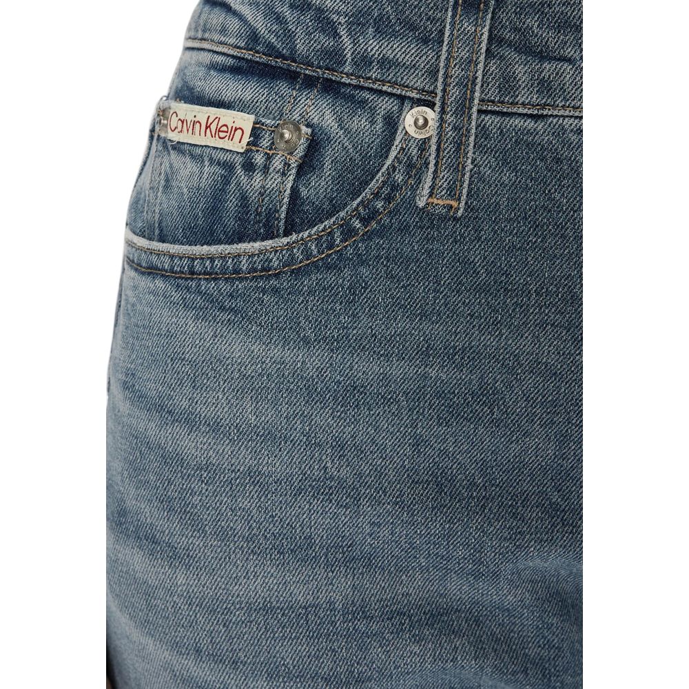 Calvin Klein Jeans Blue Cotton Skinny Jeans for Women