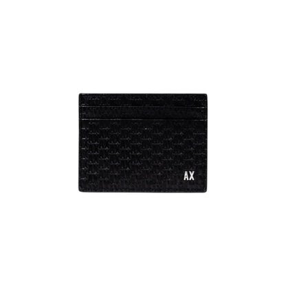 Armani Exchange Black Leather Wallet