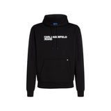 Sweat à capuche Karl Lagerfeld en coton noir