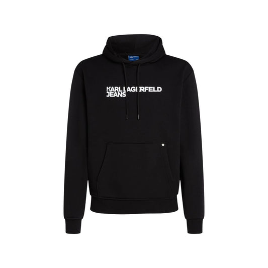 Karl Lagerfeld Zwarte Katoenen Hoodie
