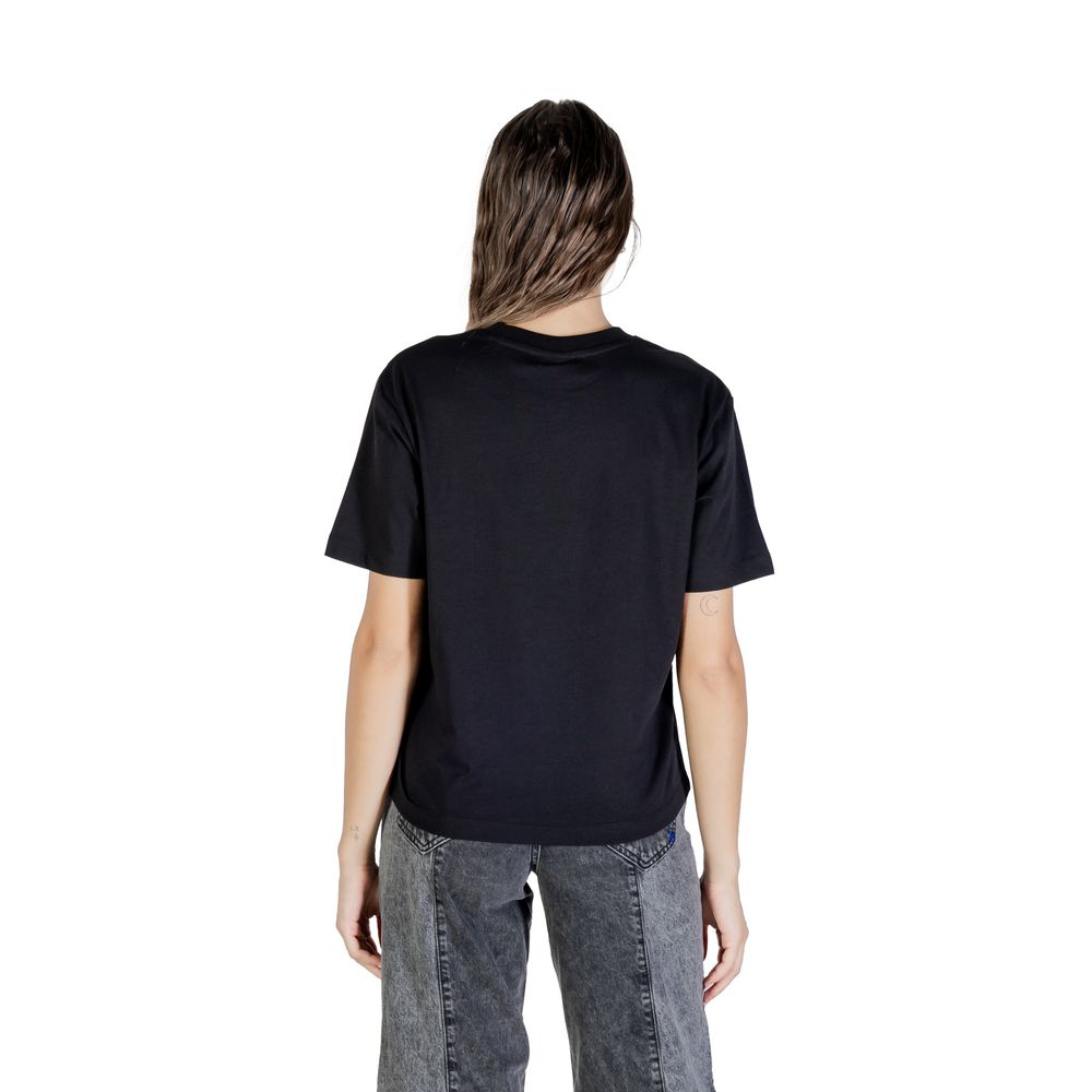 Karl Lagerfeld Black Cotton T-Shirt - KLJ REG K LOGO TEE